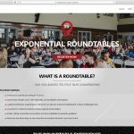 Exponential Roundtables Web Design